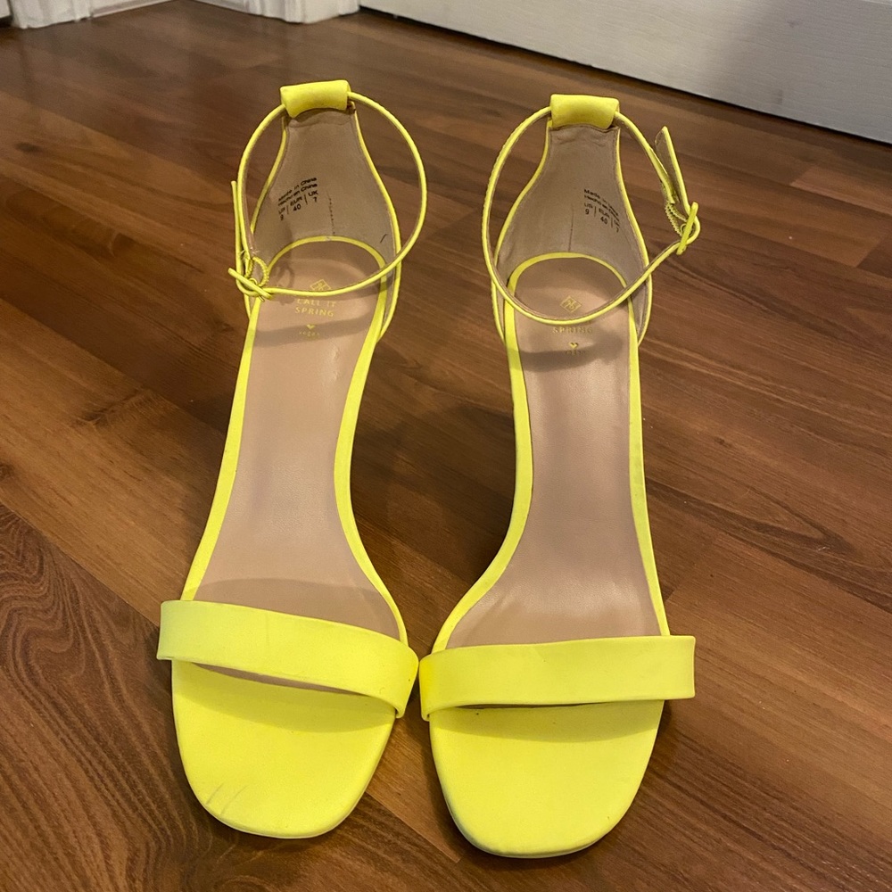 Neon heels